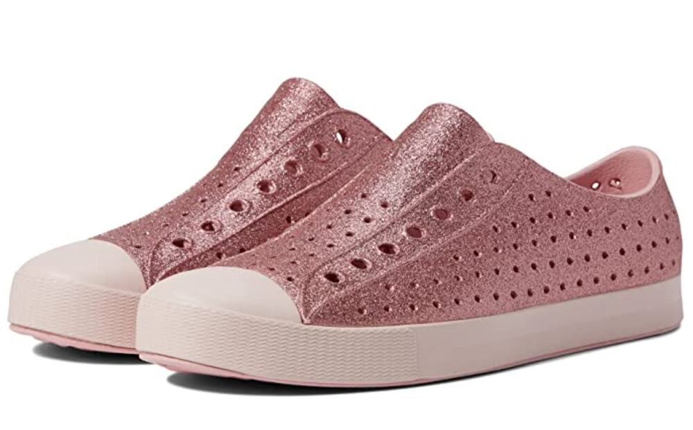 NATIVE Men's Jefferson Shoes Size 13 EU 47 Rose Pink Bling Dust Pink NWOB